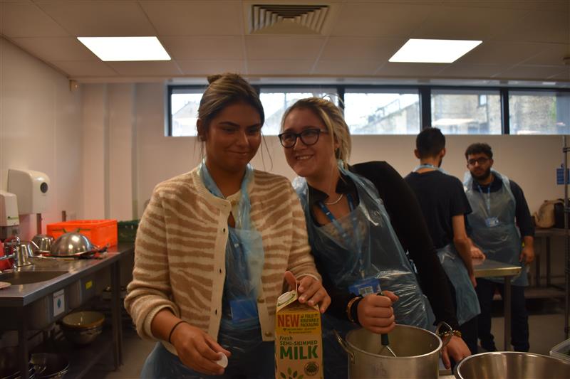 Bradford College Business Students Cook Up New Skills in the Kitchen
